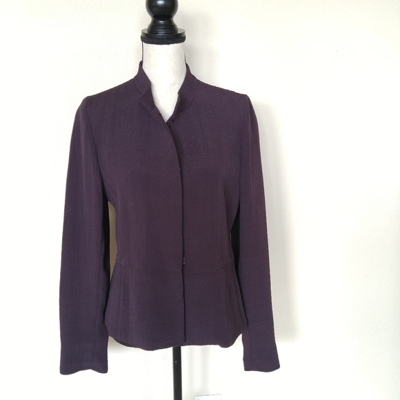 eileen fisher textured jacket